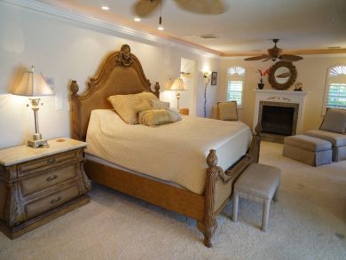 Master Bedroom with Fireplace
